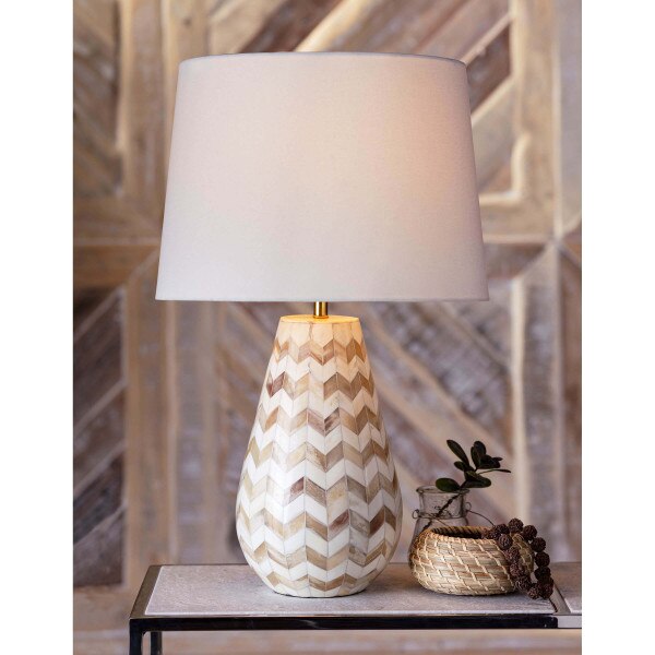 Cassia Chevron Table Lamp Lifestyle 15
